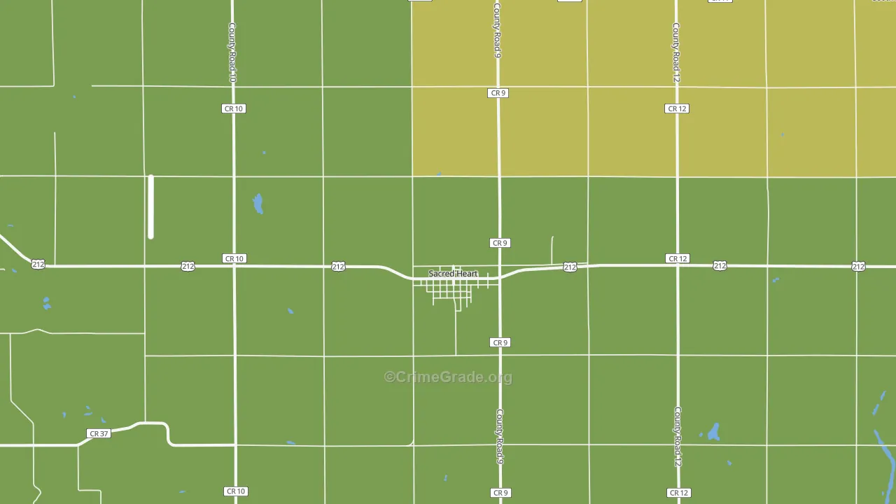 56285, MN Map of Drug-Related Crime Rates
