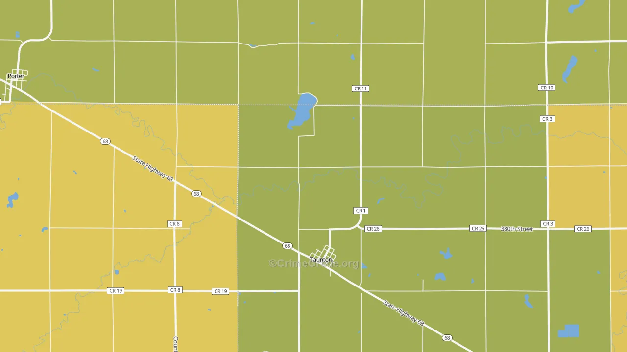 56291, MN Map of Drug-Related Crime Rates