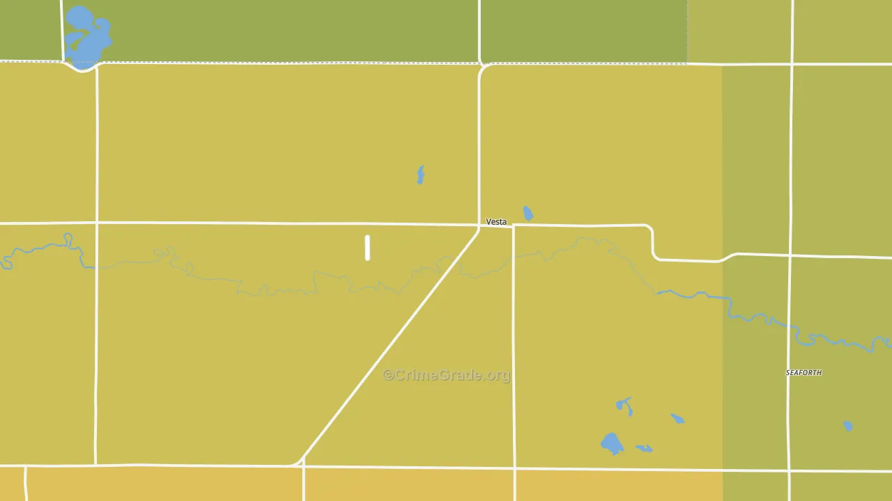 56292, MN Map of Drug-Related Crime Rates