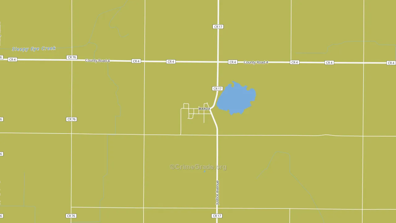 56294, MN Map of Drug-Related Crime Rates