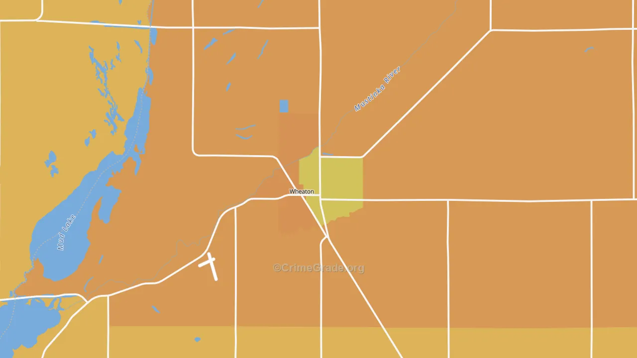 56296, MN Map of Drug-Related Crime Rates