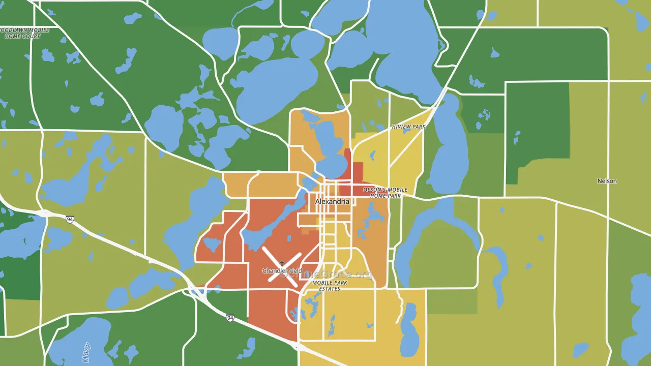 56308, MN Map of Drug-Related Crime Rates