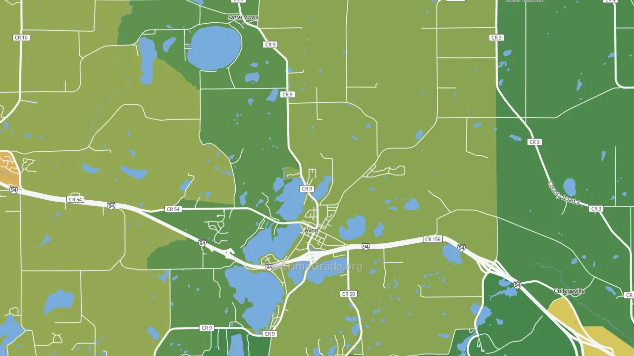 56310, MN Map of Drug-Related Crime Rates