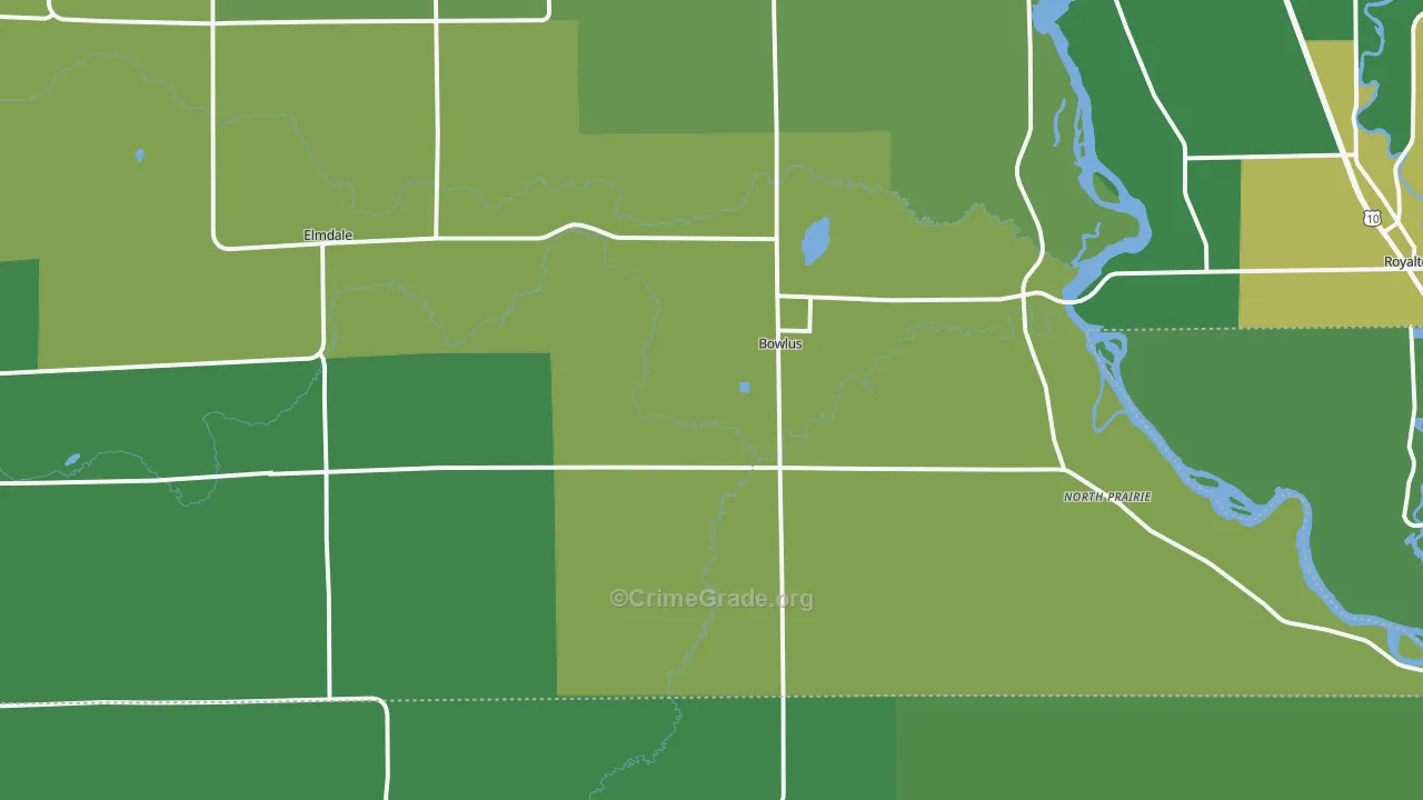 56314, MN Map of Drug-Related Crime Rates