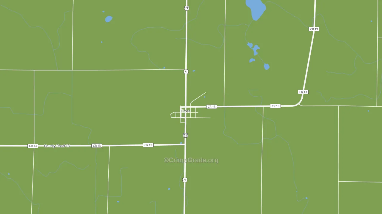 56325, MN Map of Drug-Related Crime Rates