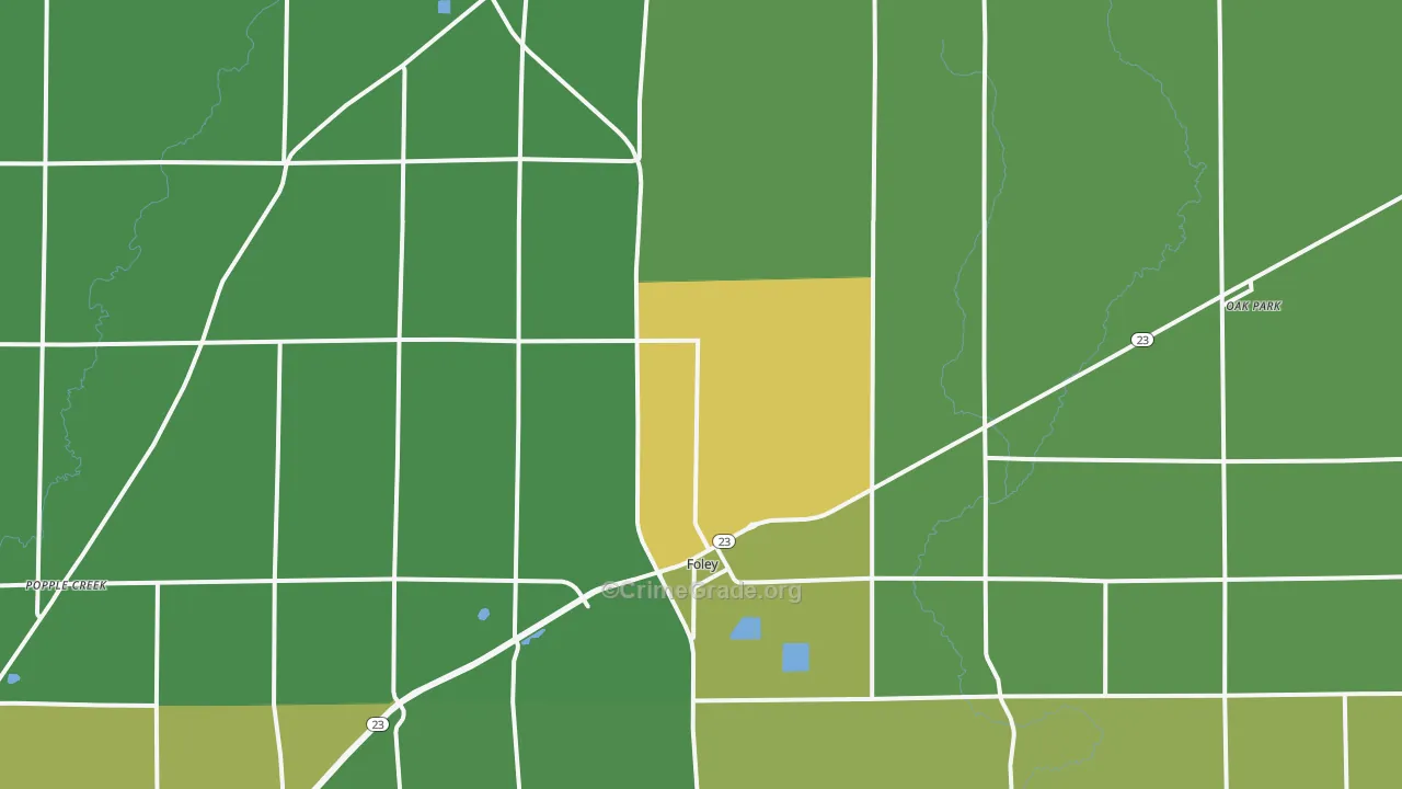 56329, MN Map of Drug-Related Crime Rates