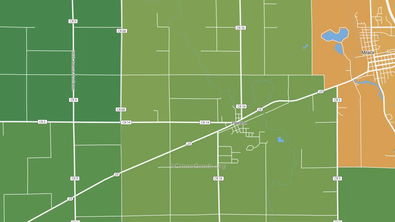 56330, MN Map of Drug-Related Crime Rates