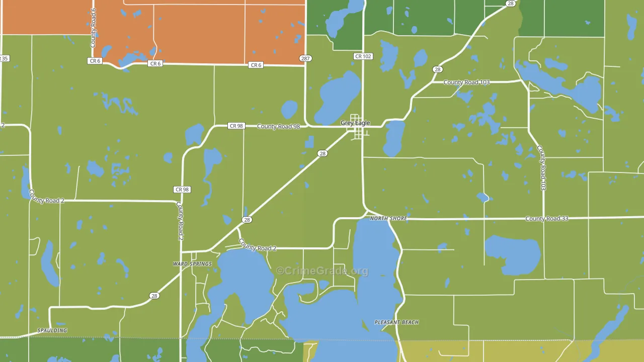 56336, MN Map of Drug-Related Crime Rates