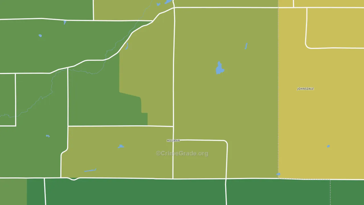56338, MN Map of Drug-Related Crime Rates