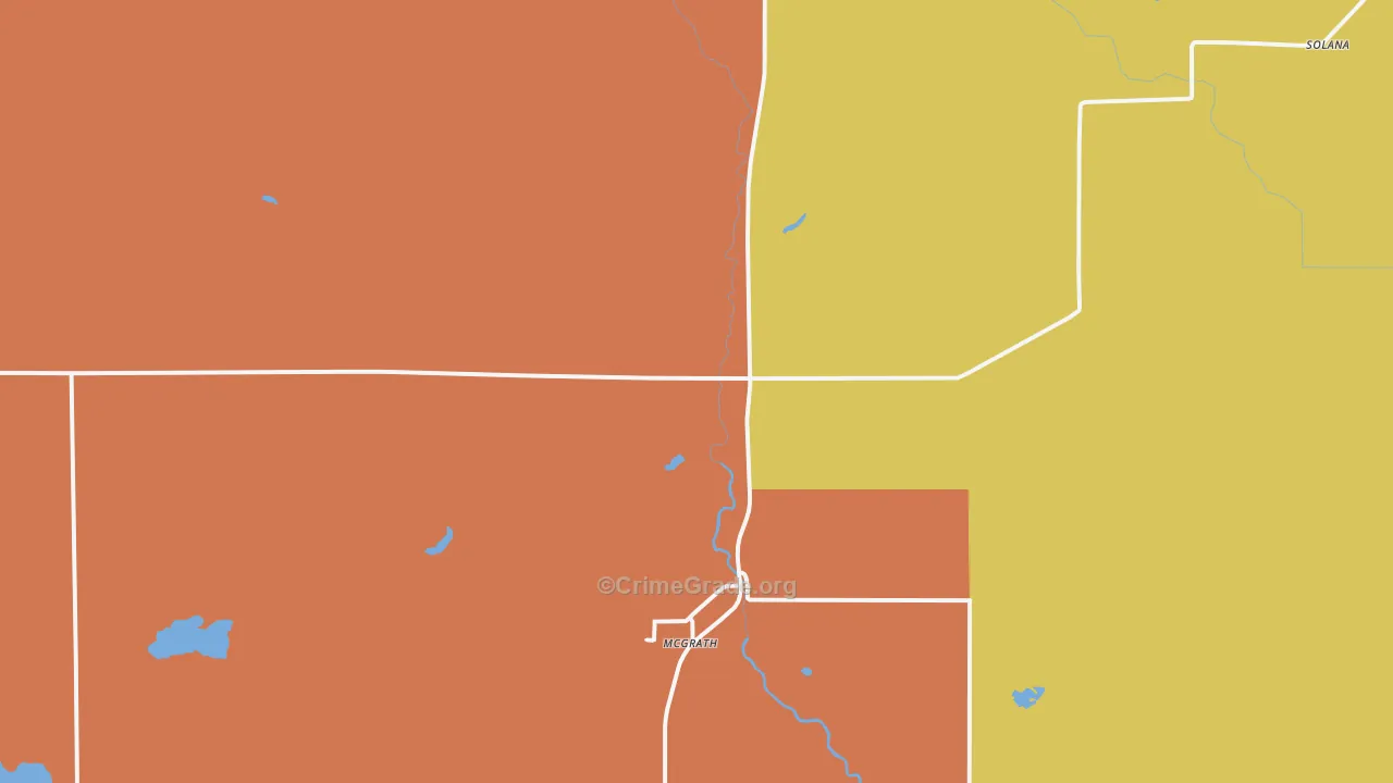 56350, MN Map of Drug-Related Crime Rates