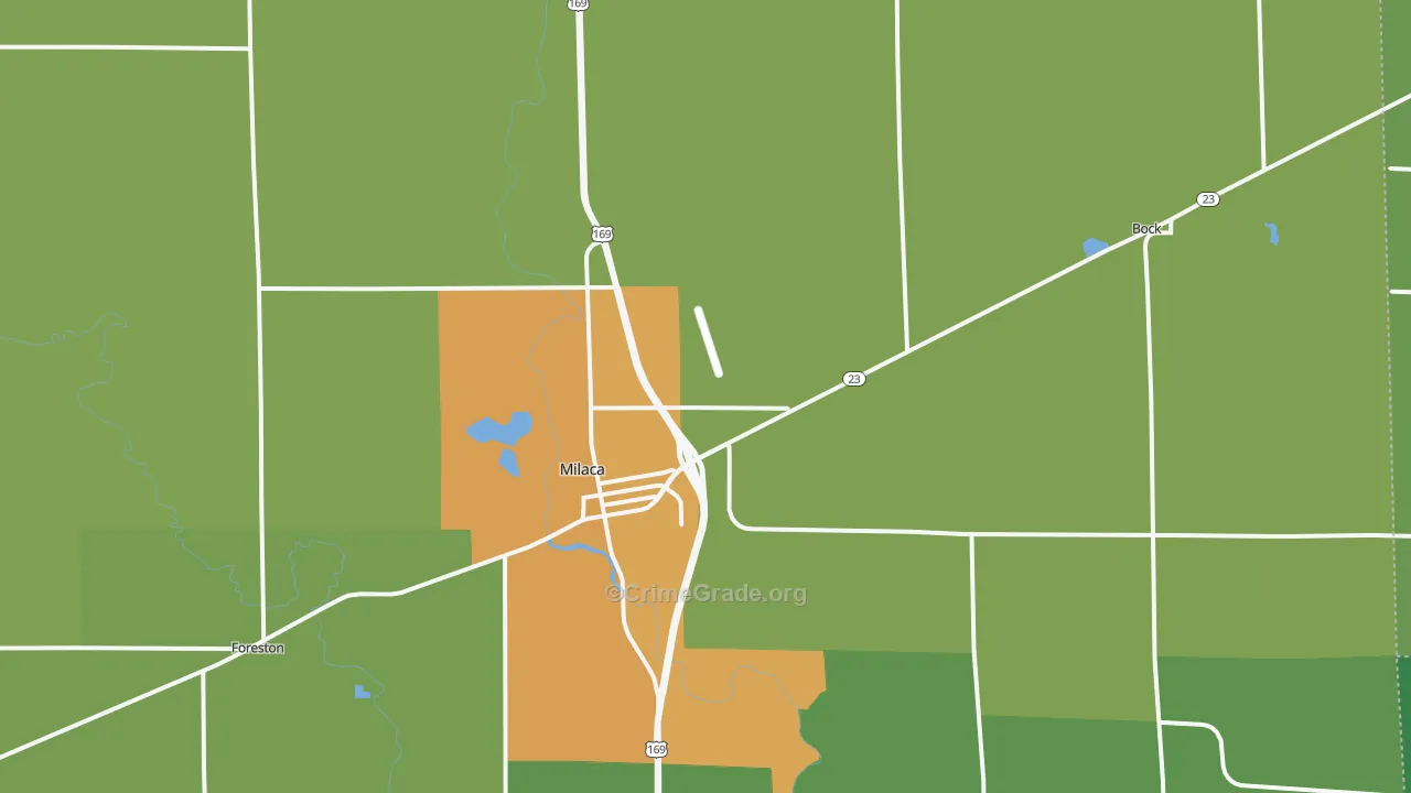 56353, MN Map of Drug-Related Crime Rates