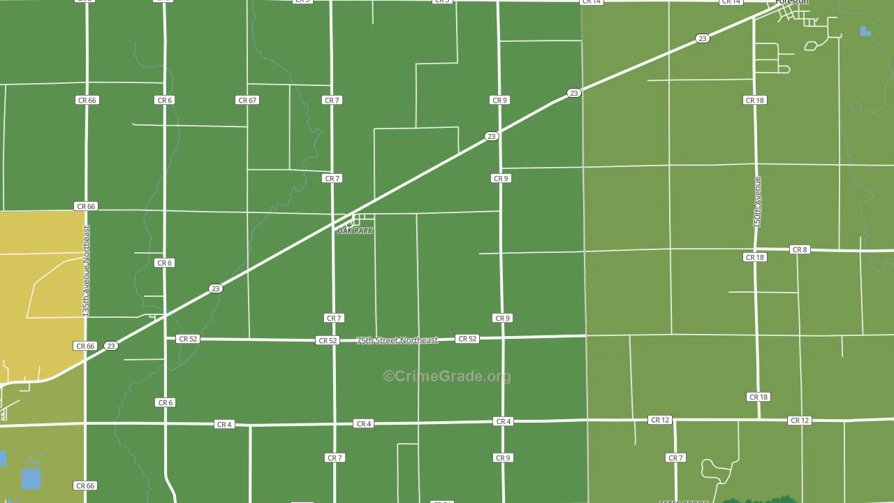 56357, MN Map of Drug-Related Crime Rates