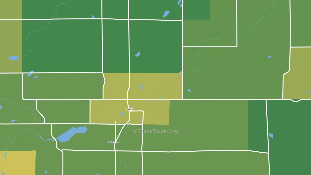56364, MN Map of Drug-Related Crime Rates