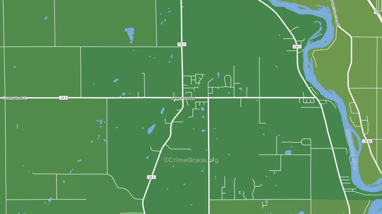 56375, MN Map of Drug-Related Crime Rates