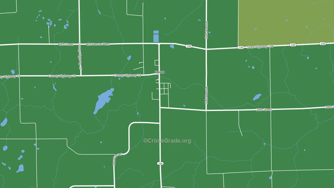 56384, MN Map of Drug-Related Crime Rates
