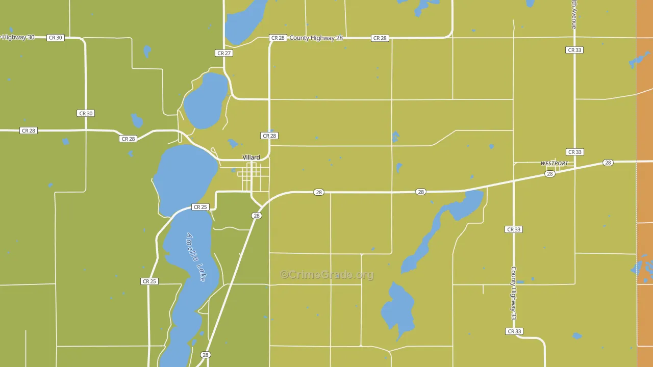 56385, MN Map of Drug-Related Crime Rates