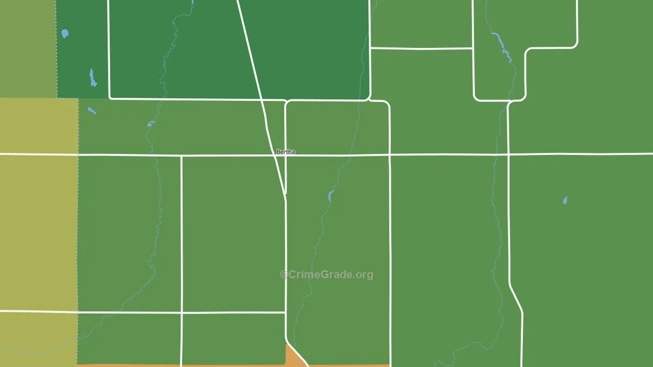 56437, MN Map of Drug-Related Crime Rates