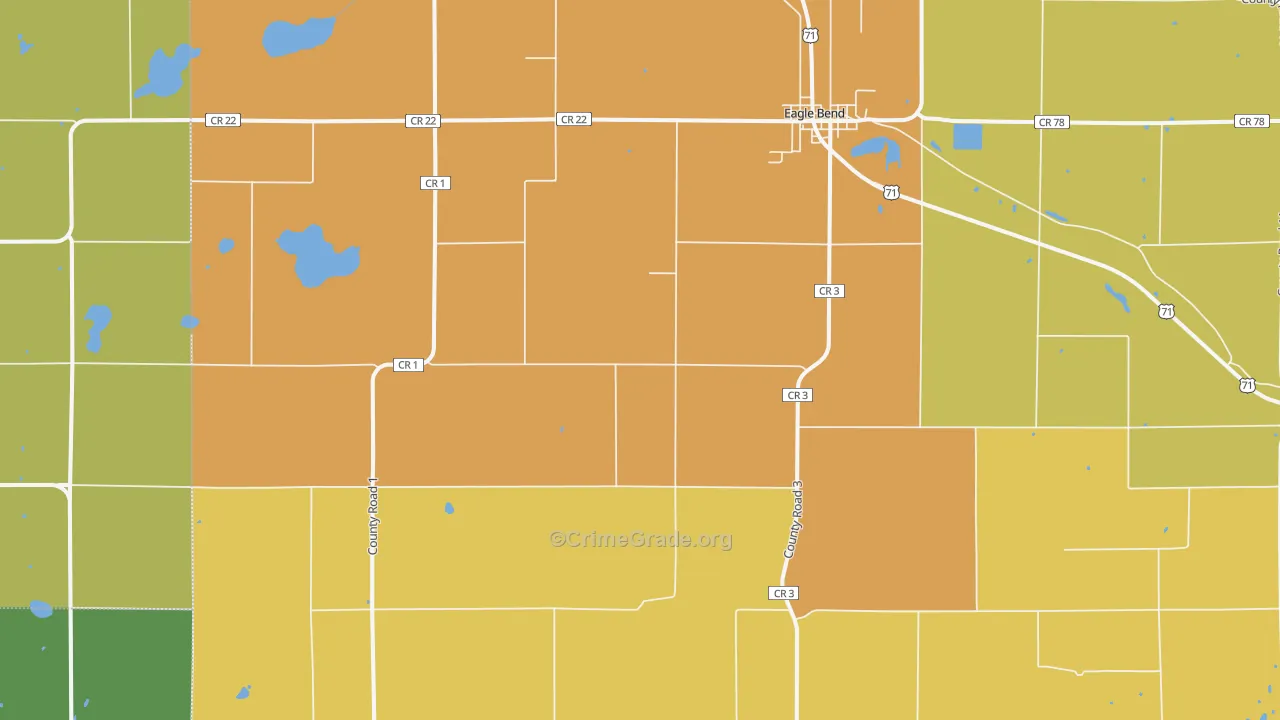 56446, MN Map of Drug-Related Crime Rates