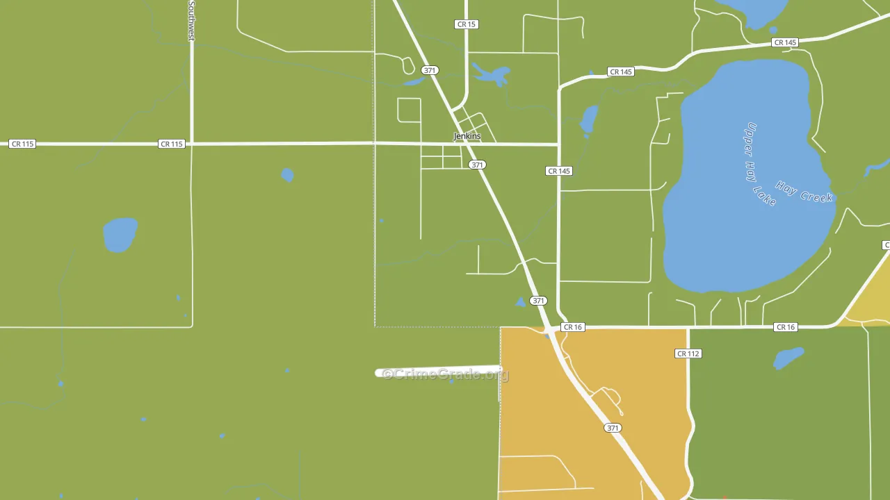 56456, MN Map of Drug-Related Crime Rates