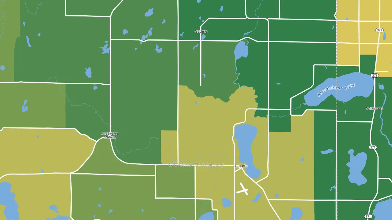 56461, MN Map of Drug-Related Crime Rates