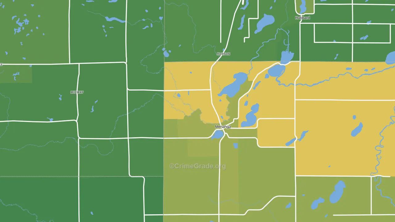 56464, MN Map of Drug-Related Crime Rates