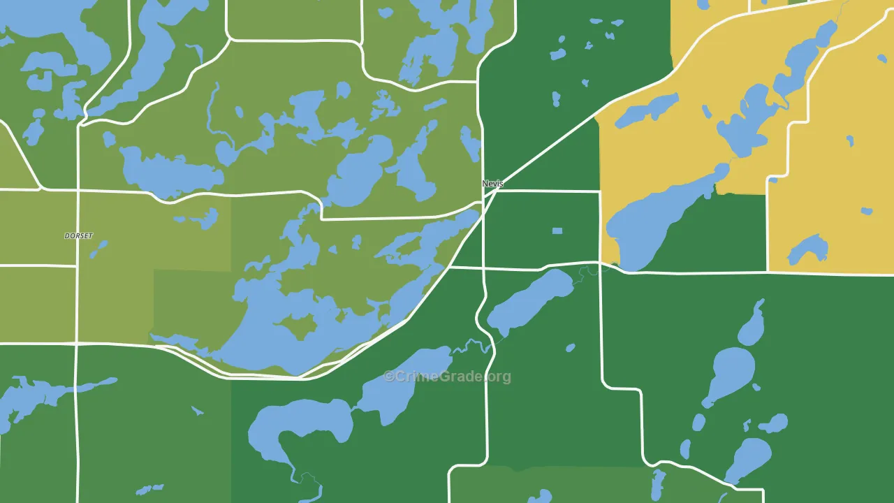 56467, MN Map of Drug-Related Crime Rates