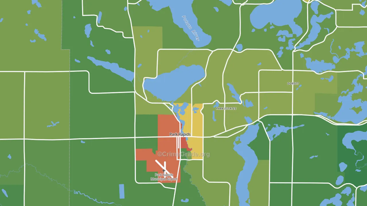 56470, MN Map of Drug-Related Crime Rates