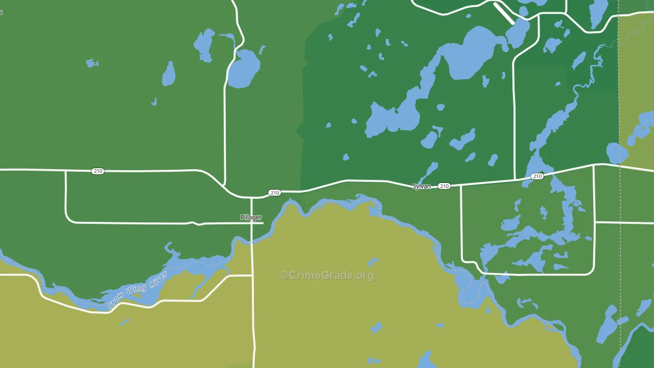 56473, MN Map of Drug-Related Crime Rates