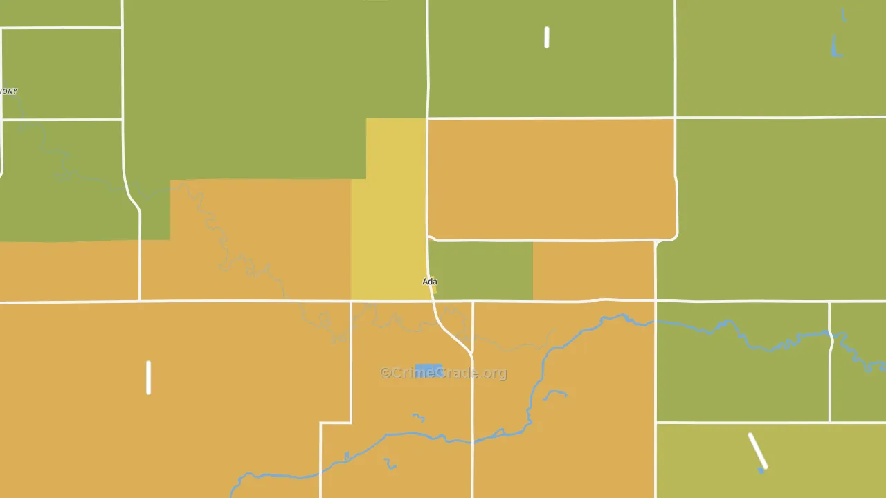 56510, MN Map of Drug-Related Crime Rates