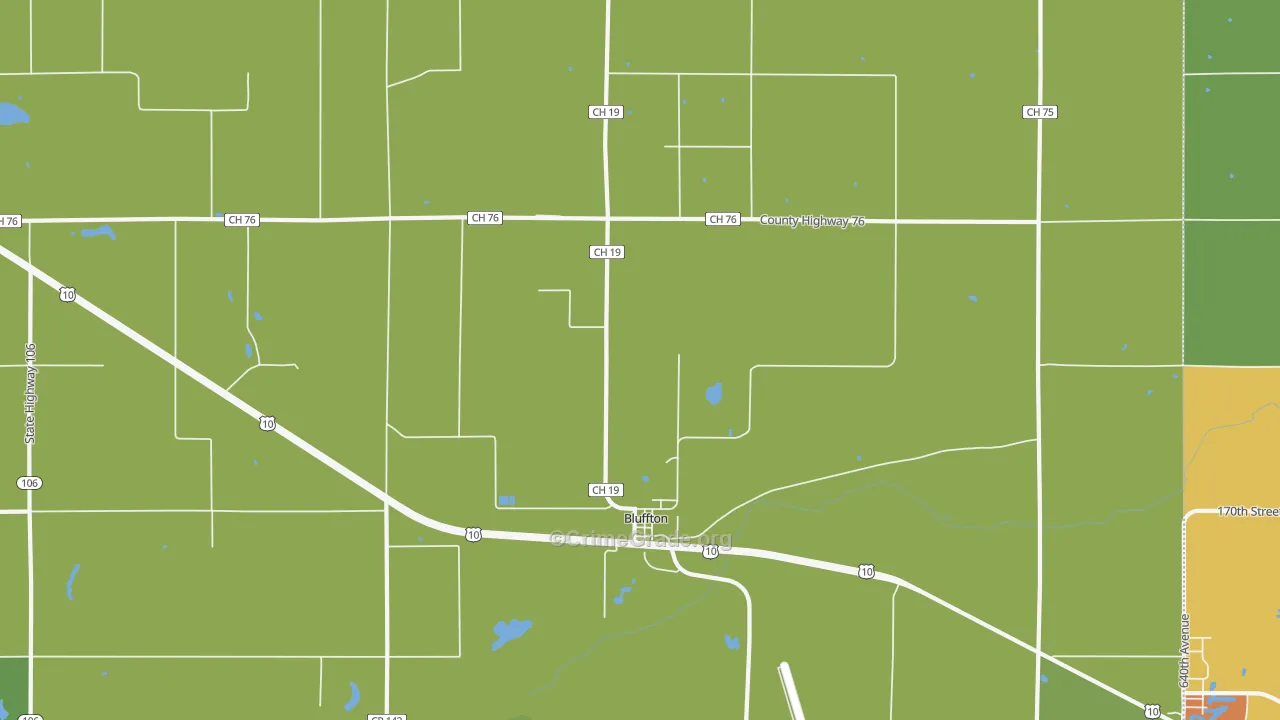 56518, MN Map of Drug-Related Crime Rates