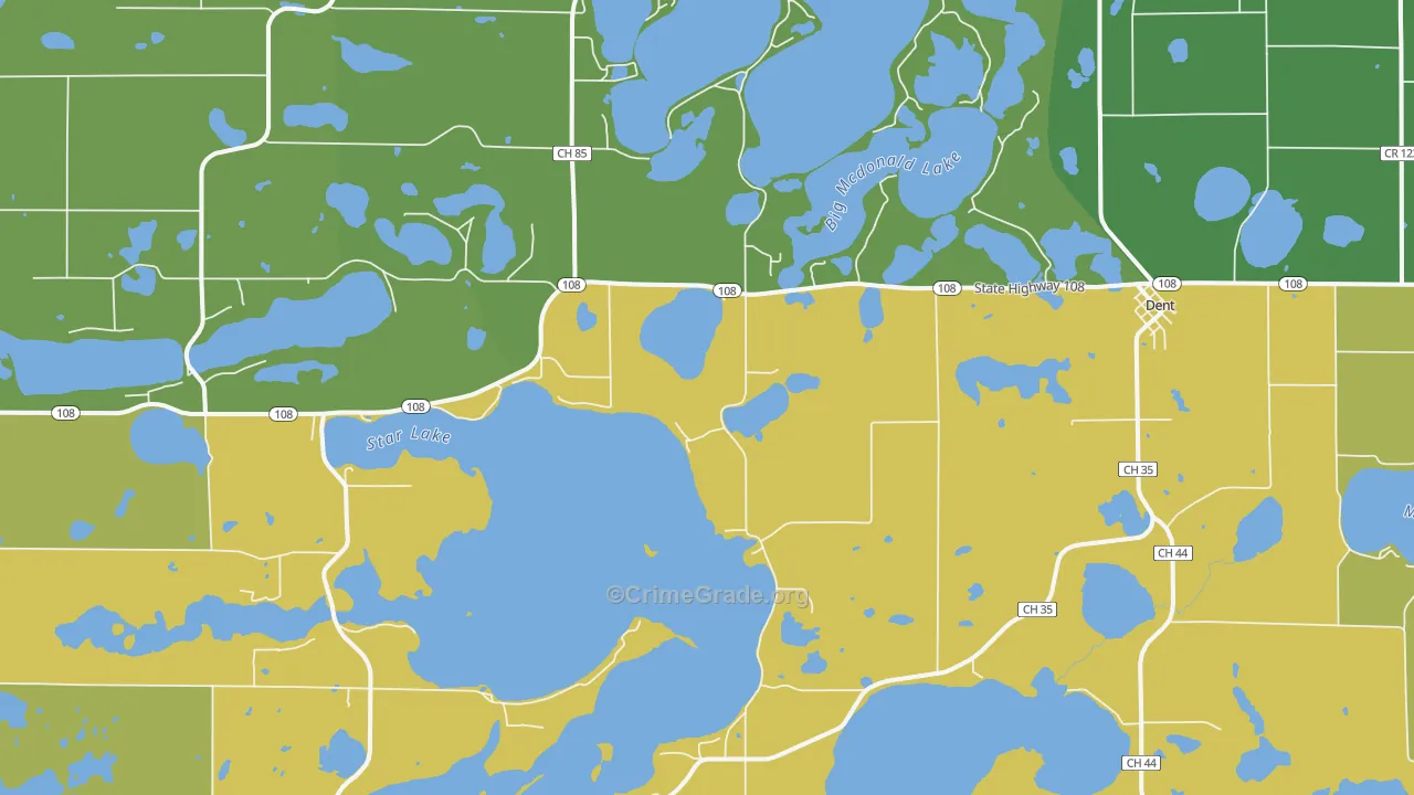 56528, MN Map of Drug-Related Crime Rates