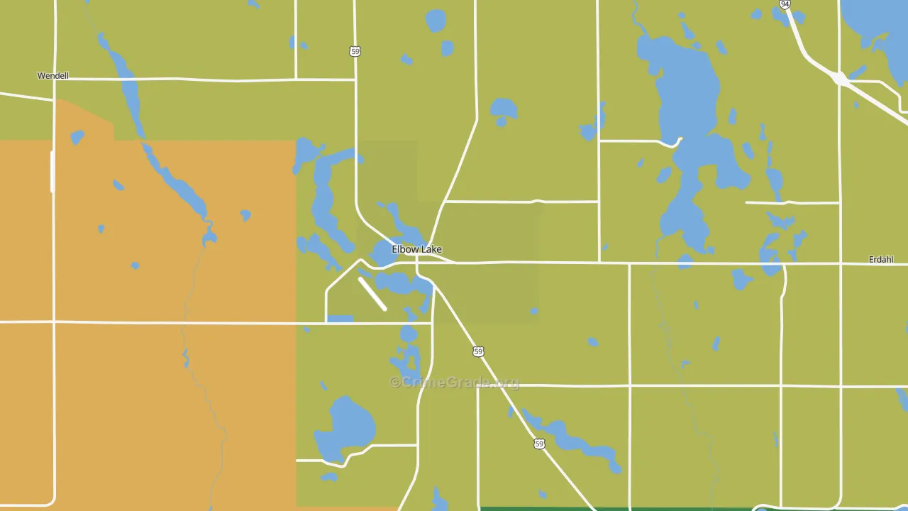 56531, MN Map of Drug-Related Crime Rates