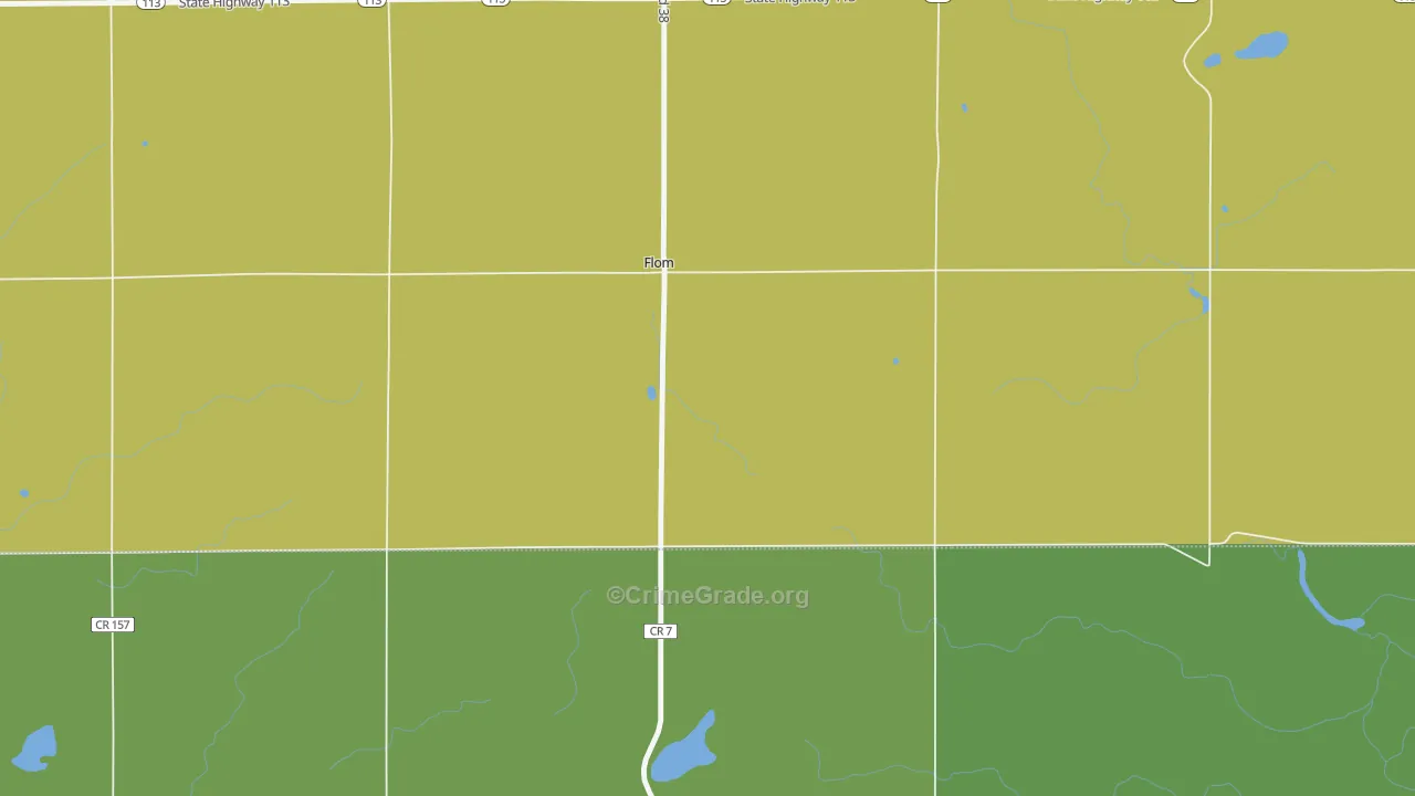 56541, MN Map of Drug-Related Crime Rates