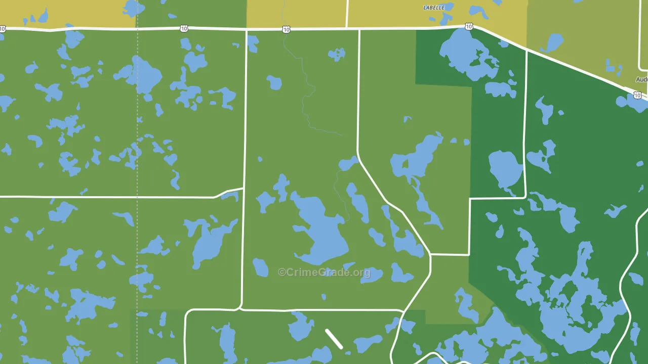 56554, MN Map of Drug-Related Crime Rates