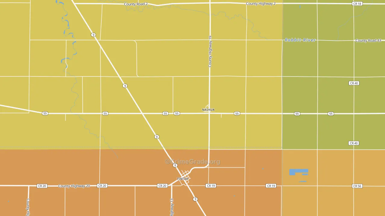 56565, MN Map of Drug-Related Crime Rates