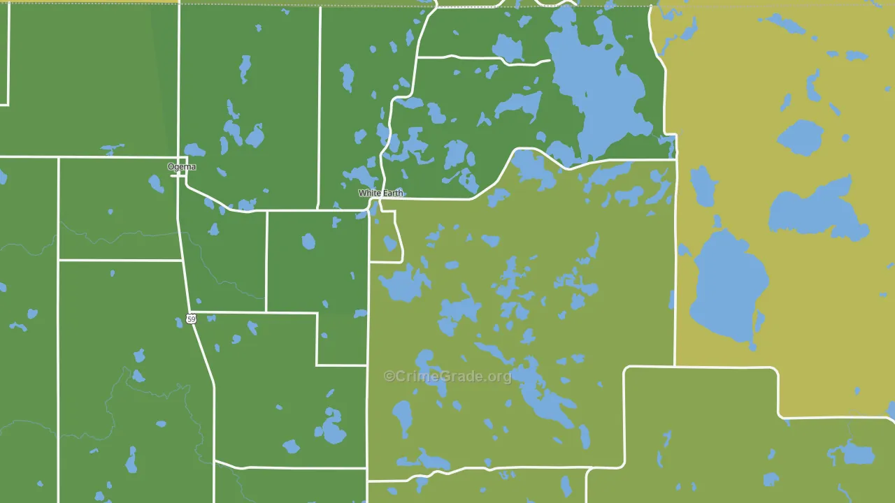 56569, MN Map of Drug-Related Crime Rates