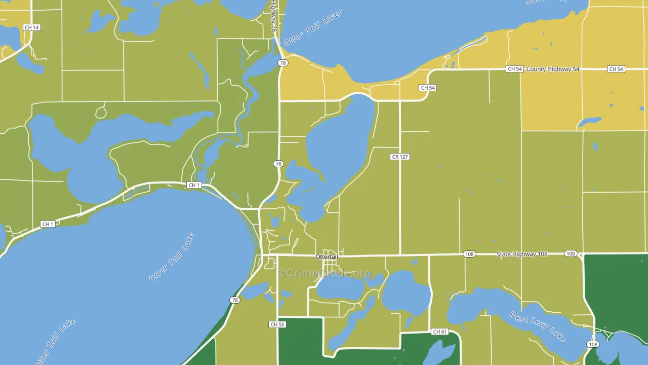56571, MN Map of Drug-Related Crime Rates