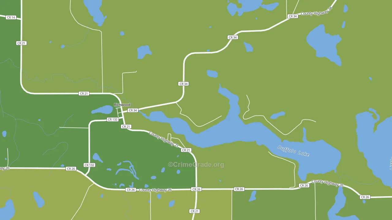 56577, MN Map of Drug-Related Crime Rates