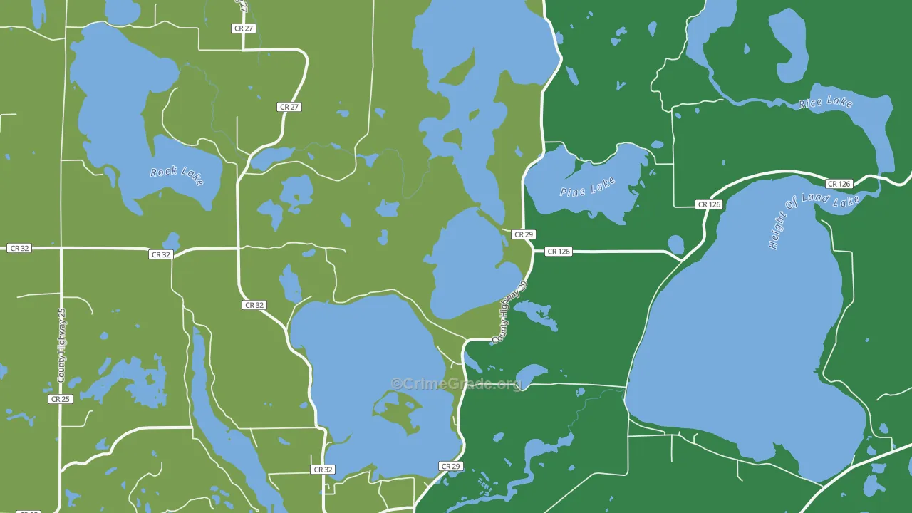 56578, MN Map of Drug-Related Crime Rates