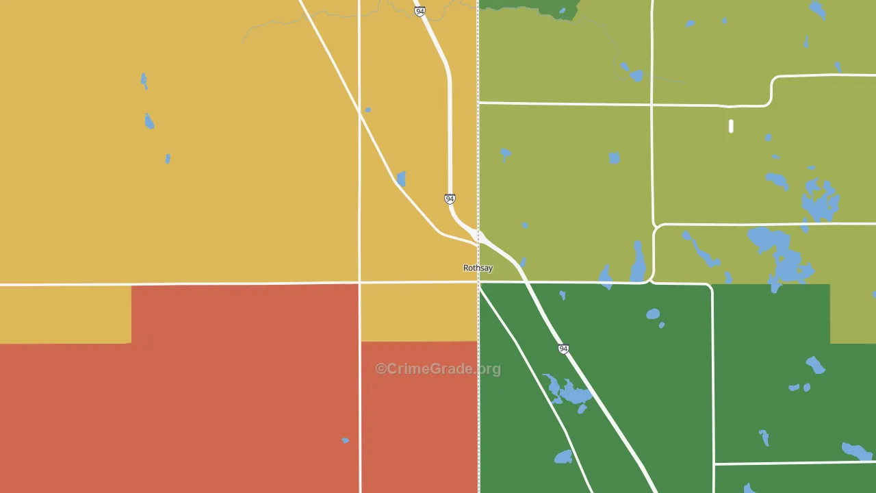 56579, MN Map of Drug-Related Crime Rates