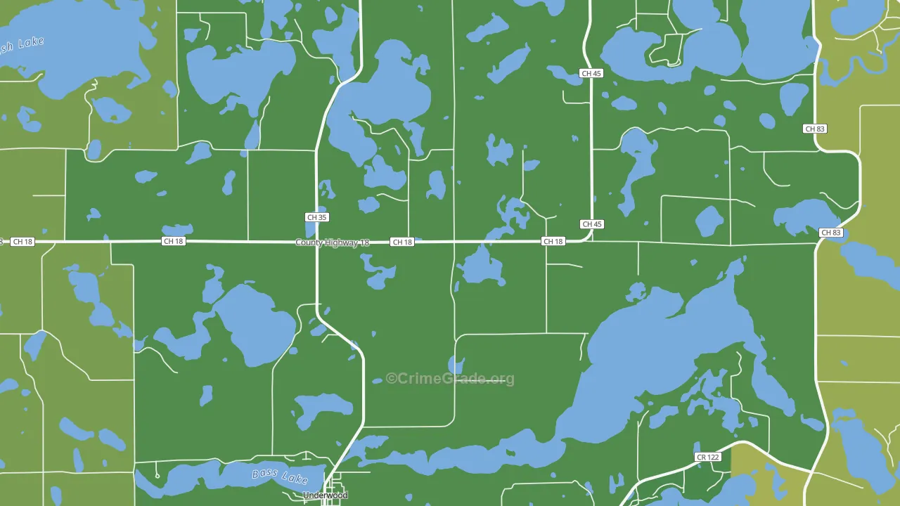 56586, MN Map of Drug-Related Crime Rates