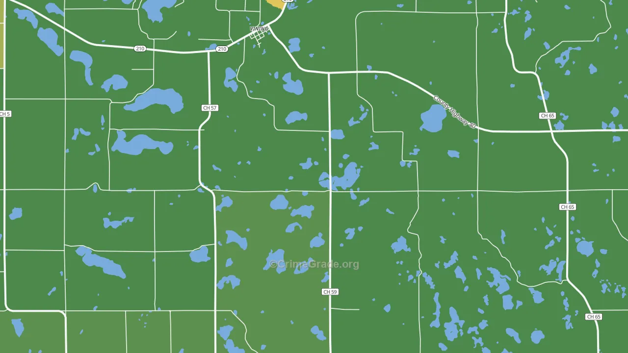 56588, MN Map of Drug-Related Crime Rates