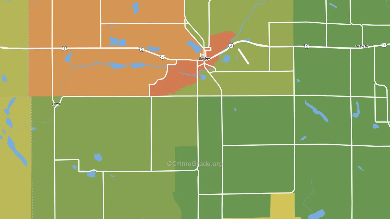 56621, MN Map of Drug-Related Crime Rates