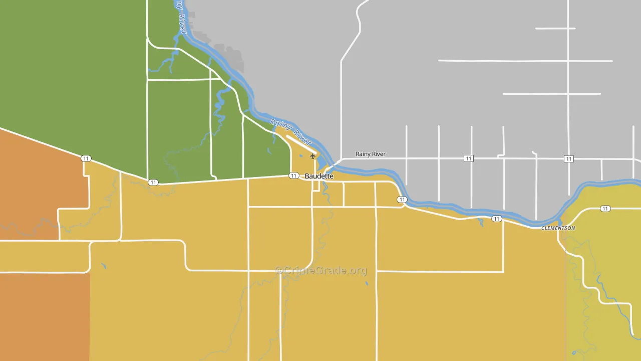 56623, MN Map of Drug-Related Crime Rates