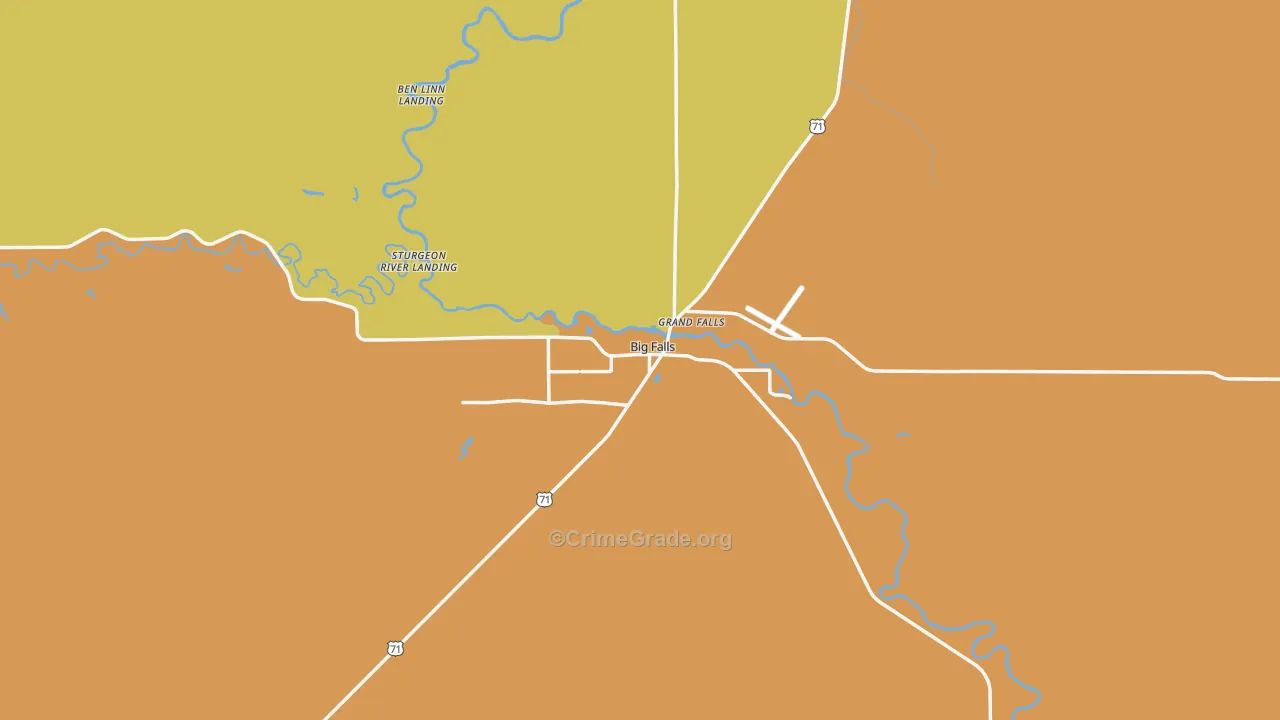 56627, MN Map of Drug-Related Crime Rates