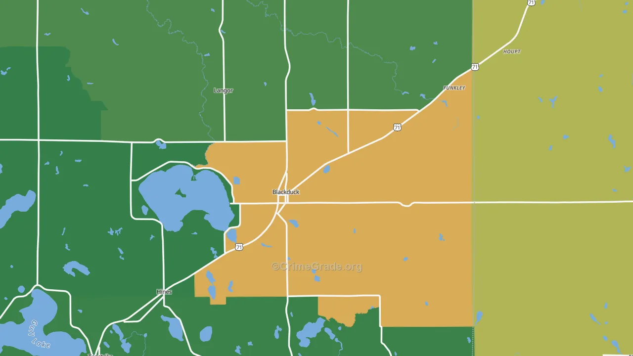 56630, MN Map of Drug-Related Crime Rates