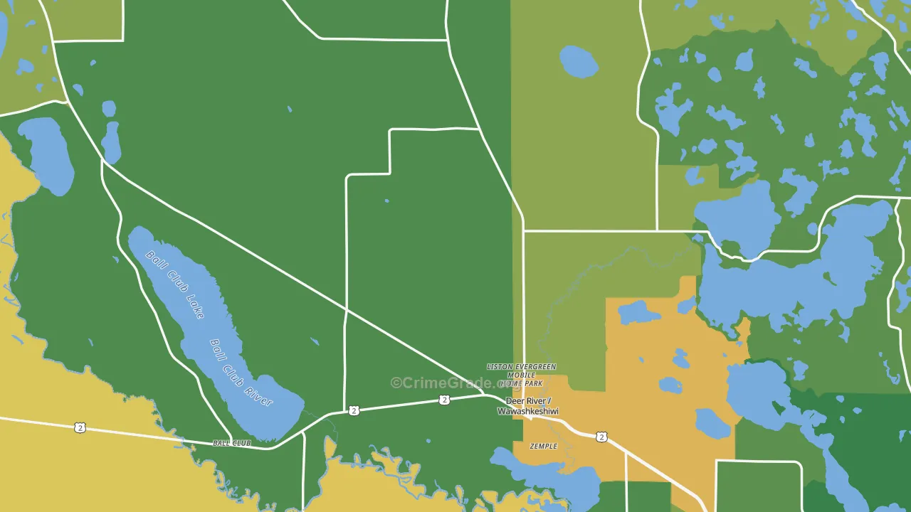 56636, MN Map of Drug-Related Crime Rates
