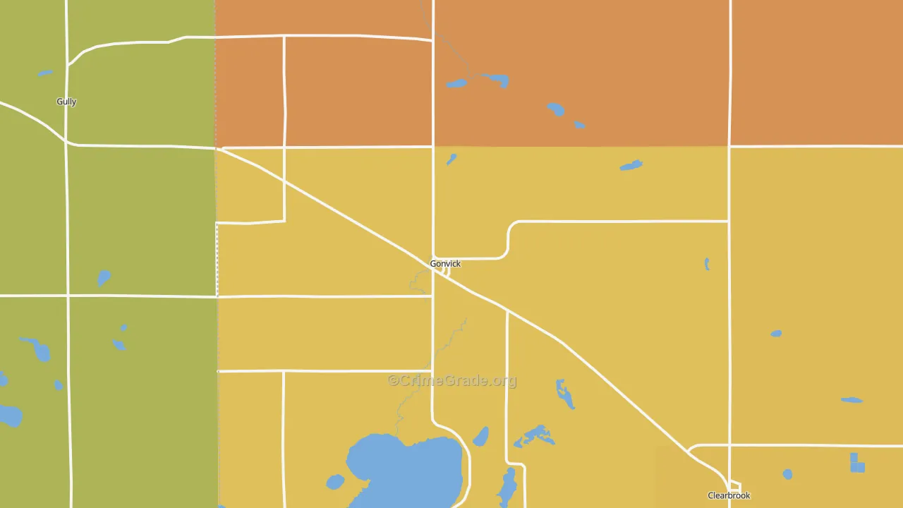 56644, MN Map of Drug-Related Crime Rates