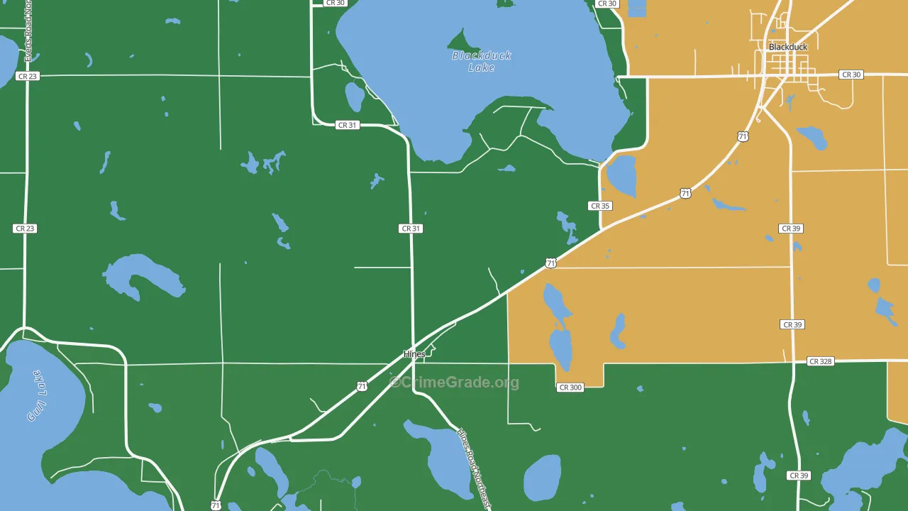 56647, MN Map of Drug-Related Crime Rates