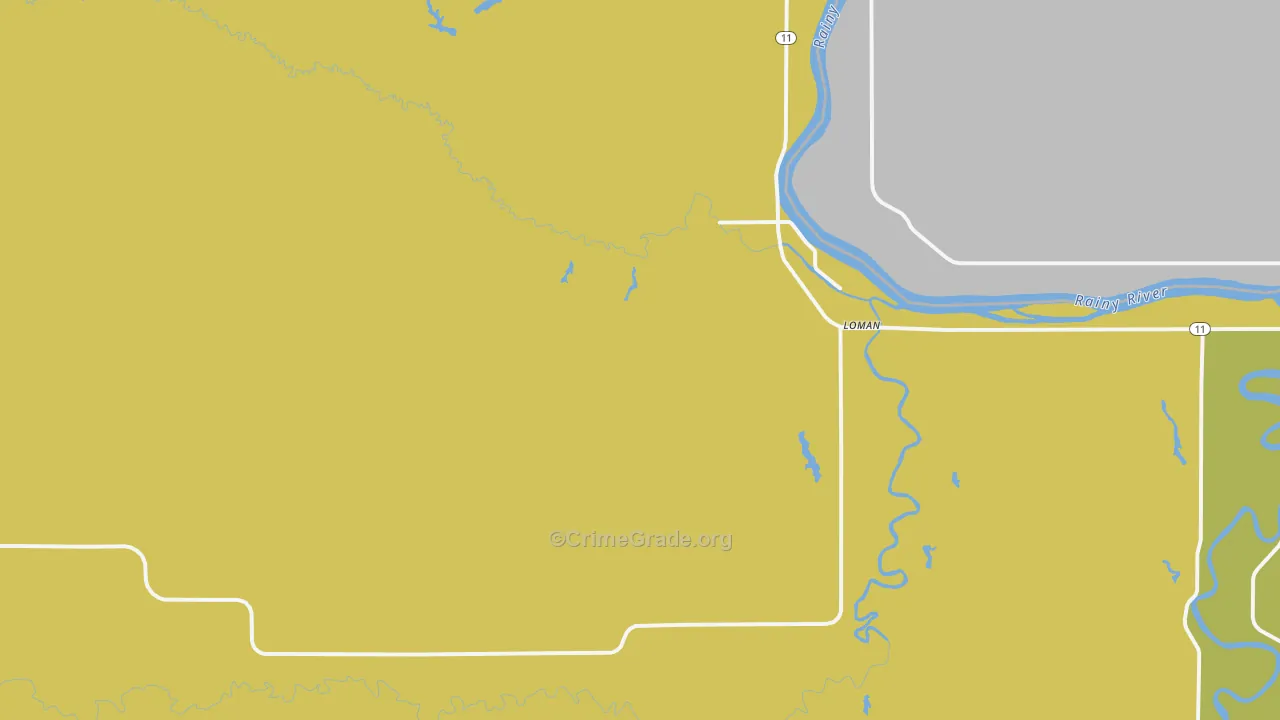 56654, MN Map of Drug-Related Crime Rates